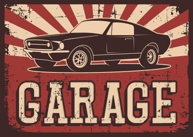 Garage Muscle Car