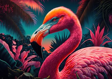 pink flamingo 