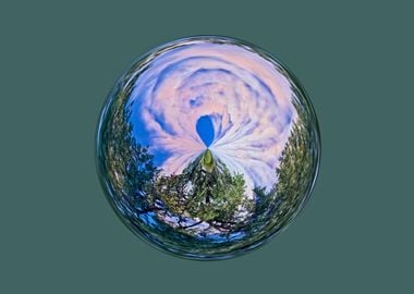 Circular landscape art