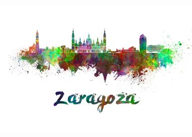 Zaragoza skyline