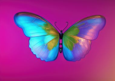 A colorful butterfly