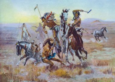 Sioux and Blackfeet Meet