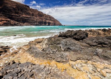 Seascape on a Spain Island