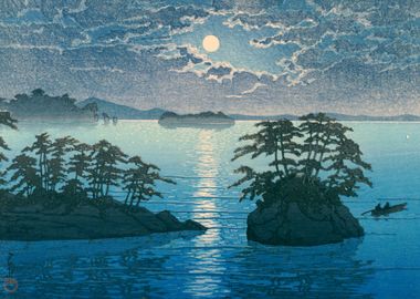 Kawase Hasui Futago Island