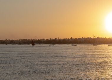 Sunset on the Nile