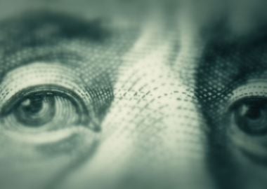 Dollar bill macro det eyes