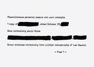 Document top secret redact