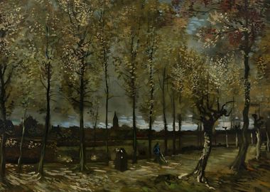 Lane with Poplars 1885