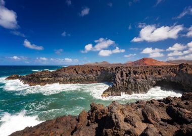 Spain seascape, Lanzarote