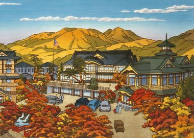 Ukiyo e Fujiya Hotel