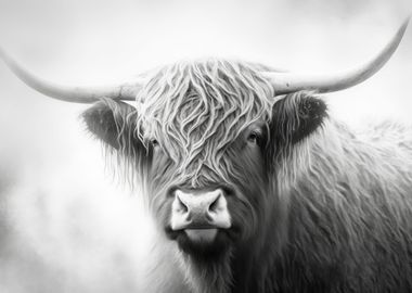 Highland Cattle Portrait 2