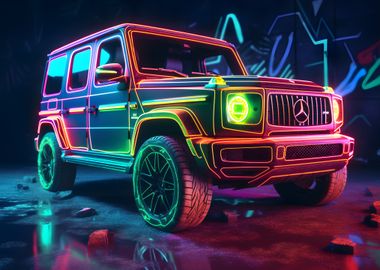 Mercedes G Class Neon