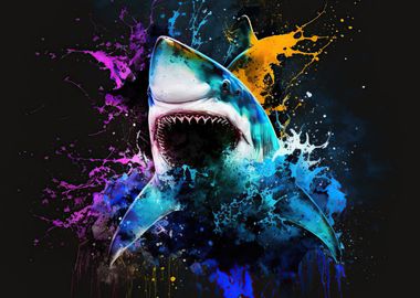 Shark colorful