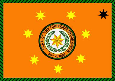 Cherokee Nation Flag