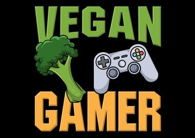 Vegan Gamer Funny Vegan