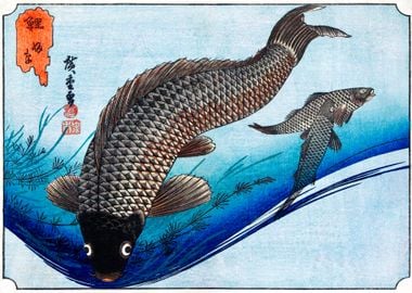 Carp and Crucians Utagawa