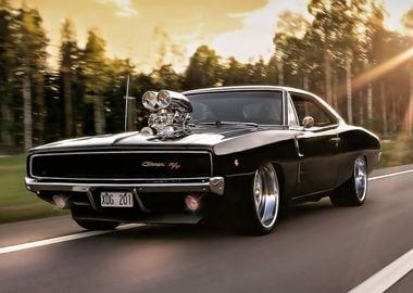 Dodge Charger on Street