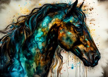 Colorful Horse