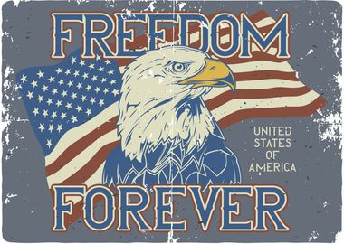 Freedom Forever USA Eagle