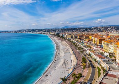 Top view of Nice France