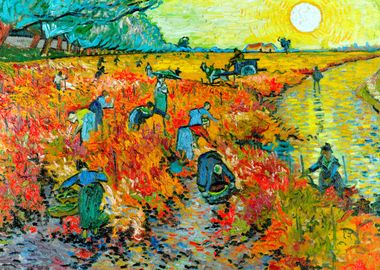 Red Vineyard at Arles