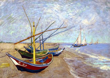 Fishing Boats on the Beach