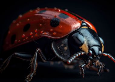 Ladybug Portrait Dark