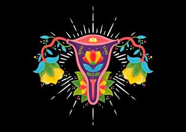 Flower Uterus Women