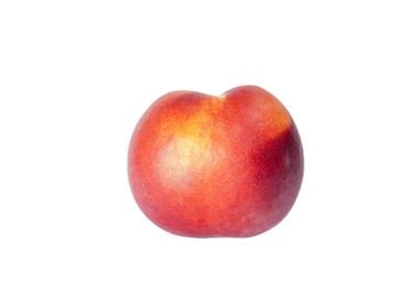 Peach juicy red isolated