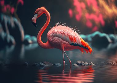 Flamingo pink beautiful