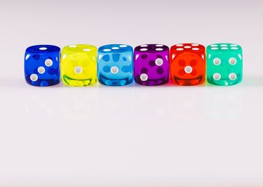 Dice for board game