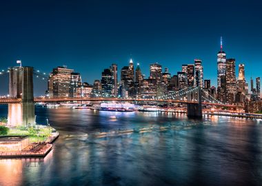 New York At Dusk