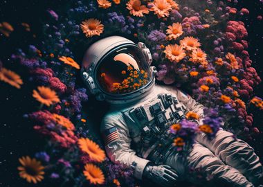 Astronaut flowers