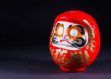 An old daruma doll