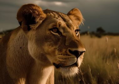 Lioness Wildlife Photo