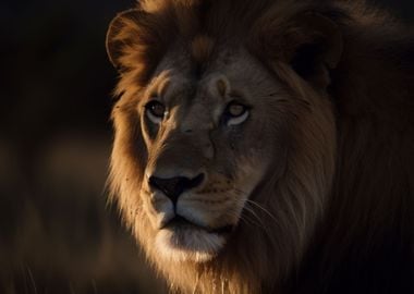 Lion Wildlife Photograph