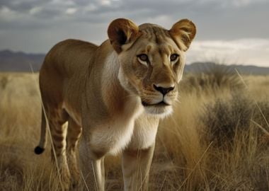 Lioness Wildlife Photo