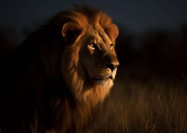 Lion Wildlife Photograph