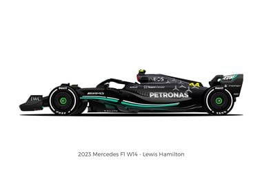 Mercedes F1 W14 Hamilton