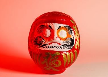 An old daruma doll