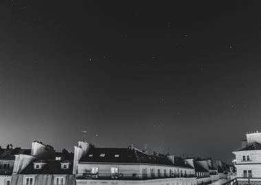 Starry Night sky paris