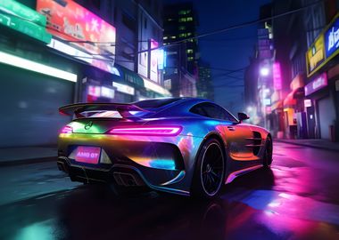 AMG GT Neon