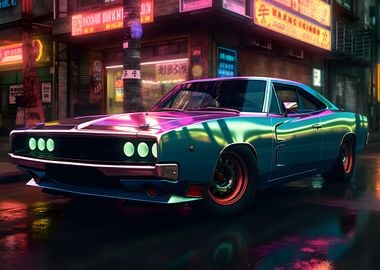 Dodge Charger Neon