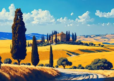 Tuscany Italy Landscape