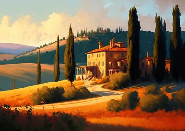 Tuscany Italy Landscape