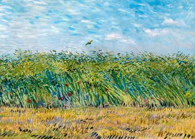 Wheat Field with a Lark