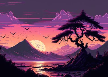 Sunset landscape