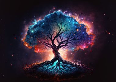 A galaxy tree 