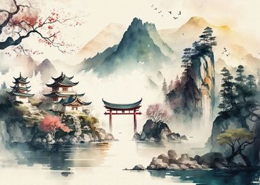 Chinese style beautiful