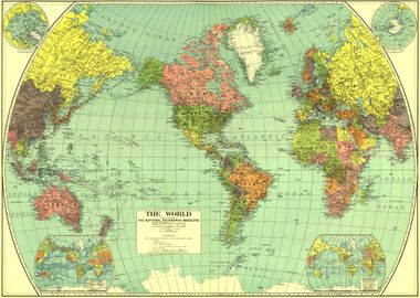 World map 1932